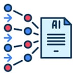 Cloud-based AI and data science visualization for innovative text generation.